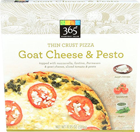 Goat Cheese & Pesto Thin Crust Pizza